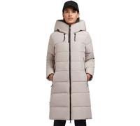 Khujo Jilias4 Damen Invernale Giacca Piumino Lungo Fino Al Ginocchio Parka Beige