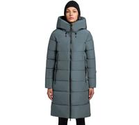 Khujo Jilias5 Giacca Invernale Da Donna Parka Giacca Trapuntata Blu Grigio