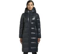 Khujo Shane2 Damen Invernale Giacca Piumino Lungo Fino Al Ginocchio Blu Notte