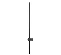 KHUKHU Applique Da Parete Lampada Girevole A LED Corpo Scala Corridoio Lampada Da Comodino Lampada Da Lettura Lampada Da Parete A Strisce(Black-80CM2,Neutral Light)