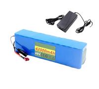 KHUKHU Batteria agli ioni di litio da 48 V 42 Ah for bicicletta elettrica e scooter, celle 18650, include caricabatterie e BMS(XT60)