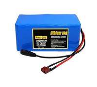 KHUKHU Batteria agli ioni di litio da 60 V, 30 Ah, con BMS + caricabatterie da 67,2 V, 2 A, for bici elettrica, scooter, compatibile con motore da 500 W-800 W, spina Anderson(T)