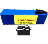 KHUKHU Batteria for bici elettrica 48V 10AH al litio 13S3P con BMS, impermeabile, compatibile con motori for biciclette elettriche da 200W, 500W e 800W, con spina Anderson(XT60)
