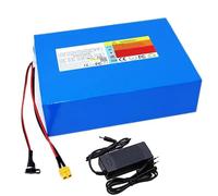 KHUKHU Batteria for bici elettrica 48V 30Ah 13S6P al litio con BMS 40A, connettore Anderson Plug XT60 e caricabatterie 54,6V 2A for scooter elettrico, spina Anderson(XT90)
