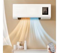 KHUKHU Condizionatore d'aria da parete con telecomando - Unità di raffreddamento portatile for camera da letto, soggiorno, ufficio, 55x24x12 cm - Design efficiente e compatto