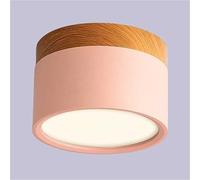 KHUKHU Plafoniera A LED Da Incasso A Soffitto Colore Macaron Piccola Lampada Da Soffitto Faretto Luce Tricolore Semplicità A Risparmio Energetico Plafoniera Rotonda Utilizzata for Soggiorno(A)
