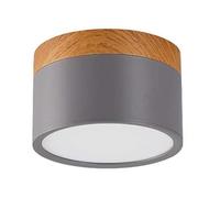 KHUKHU Plafoniera A LED Da Incasso A Soffitto Colore Macaron Piccola Lampada Da Soffitto Faretto Luce Tricolore Semplicità A Risparmio Energetico Plafoniera Rotonda Utilizzata for Soggiorno(Gray)