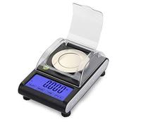 KHYTEBV Bilancia da Laboratorio Bilancia analitica da Laboratorio Alta precisione Elettronica scientifica 1 MG Bilancia Digitale per Gioielli con Parabrezza