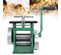 KHYTEBV Laminatoio Combinato, Rullo per Macchina, Rullo per Gioielli, Larghezza del Rullo, laminatoio Piatto, pressa Manuale per Gioielli, Strumento per compresse, Gioielli Fai da Te