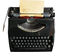KHYTEBV Macchina da Scrivere d'Epoca, Macchina da Scrivere Manuale Inglese d'Epoca, Macchina da Scrivere retrò per Uso Normale per Appunti o Lettere o Scrittura Creativa, por