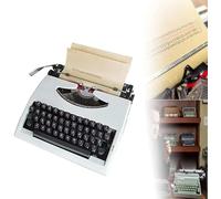 KHYTEBV Macchina da Scrivere Manuale, Macchina da Scrivere Inglese retrò, Macchina da Scrivere Meccanica Tradizionale, per Appunti, Lettere o Scrittura Creativa