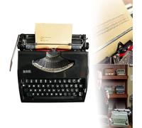 KHYTEBV Macchina da Scrivere Manuale, Macchina da Scrivere Inglese retrò, Macchina da Scrivere Meccanica Tradizionale, per Appunti, Lettere o Scrittura Creativa