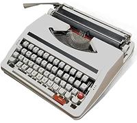 KHYTEBV Macchina da Scrivere Manuale retrò, Macchina da Scrivere Inglese Meccanica Creativa, Arredamento Funzionale per la casa Ispirato al Vintage, Scrittura Libera, Ottima per Scrivere Lettere