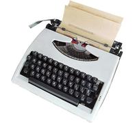 KHYTEBV Macchina da Scrivere Manuale retrò Vecchio Stile, Macchine da Scrivere per scrittori, Macchina da Scrivere retrò per scrivania da Studio in Ufficio, Portatile e Facile da Usare 30 *