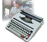 KHYTEBV Macchina da Scrivere Manuale Vecchio Stile, Macchina da Scrivere a Macchina, Pulsanti Flessibili Portatili, Scrittura a Mano Chiara - per Lettere, Scrittura Creativa, Artigianato,
