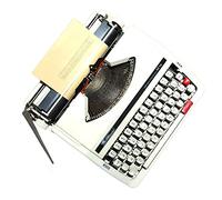 KHYTEBV Macchina da Scrivere Meccanica Inglese, Macchina da Scrivere Manuale Portatile Tradizionale Vecchio Stile, Macchine da Scrivere antiche con Finitura Vintage per Appunti o Lettere