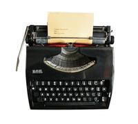 KHYTEBV Macchina da Scrivere Vintage per Scrittura nostalgica - Editor Tradizionale retrò per scrittori - Macchina da Scrivere Classica Manuale Portatile