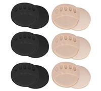 KHYYQUA 6 Paia Imbottiture per Avampiede da Donna, Cuscinetti Metatarsali Donna, Cuscinetti Plantari Ortopedici, Cuscinetti per Piedi, Allevia L'affaticamento e il Dolore ai Piedi