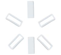 KHZBS, passanti per cinturino in gomma di silicone, 16 mm, 18 mm, 20 mm, 22 mm, 24 mm, 26 mm, con attrezzo incluso 22mm Infradito colorati estivi, con finte perline