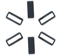 KHZBS passanti per cinturino in gomma di silicone 16 mm 18 mm 20 mm 22 mm 24 mm 26 mm con attrezzo incluso 16mm