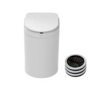 KHZKHC Cestiniera Intelligente con Coperchio, Sensore di Movimento Cestiniera Senza Tocco, 23L Auto-sigillante E Cambio Automatico di Borsa, Apertura del Sensore Ricaricabile, per Il Soggiorno Camera