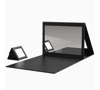 KHZKHC Specchio per Allenamento con Lo Specchio per La Parola, Smart Mirror Therapy Box, Specchio per Terapia, Specchio Principale per Riabilitazione 21,5 * 31,5 Cm, Parola 9,5 * 7 Cm