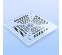 KHZKHC Tabella di Prova della Risoluzione della Fotocamera, Piastra di Calibrazione per Visione Ad Alta Risoluzione, Precisione ±1 Μm, per Studi Fotografici E Laboratori di Ricerca Scientifica