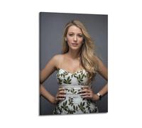 KHZTTREXT Poster decorativo da parete con famosa attrice Blake Lively e decorazione moderna per la camera da letto, 60 x 90 cm
