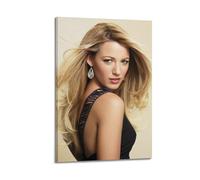 KHZTTREXT Poster decorativo da parete con famosa attrice Blake Lively e decorazione moderna per la camera da letto, 30 x 45 cm