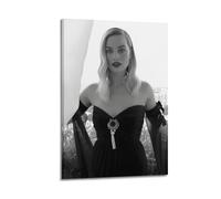 KHZTTREXT Poster decorativo da parete con famosa attrice Margot Elise Robbie, decorazione moderna per camera da letto, 20 x 30 cm