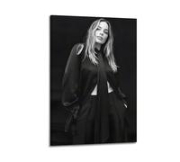 KHZTTREXT Poster decorativo da parete con famosa attrice Margot Elise Robbie, decorazione moderna per camera da letto, 40 x 60 cm