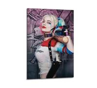 KHZTTREXT Poster decorativo da parete con famosa attrice Margot Elise Robbie, decorazione moderna per camera da letto, 20 x 30 cm