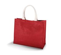 Ki-Mood Jute Beach Bag KI0219 - Donna/Ladies Cotton Handles Tote Handbag