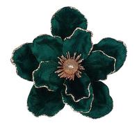 KI Store Grande Magnolia Natalizia verde 6 Pezzi di Fiori Artificiali Scegli Spray per Ghirlanda di ghirlande di Decorazioni per Alberi di Natale