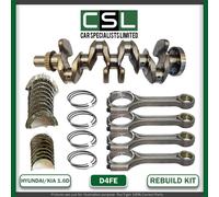 Kia Ceed 1.6 Crdi D4FE Albero Principale Biella Cuscinetti Set Pistone Anelli+