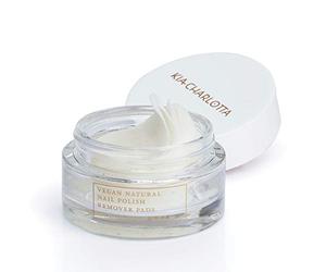 Kia-Charlotta I Natural vegan Nail Polish Remover I 40 pad I Senza acetone o alcool I Con solvente ecologico Rimuove tutti gli smalti I Made in Germany