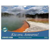 Kia ora, Aotearoa - Wunderbares Neuseeland (Wandkalender 2026 DIN A4 quer), CALVENDO Monatskalender: Neuseeland - Mittelerde - das schönste Ende der Welt!