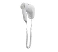 Kiamami Valentina - Asciugacapelli con Fissaggio a Muro | 1200W Potenza | Resina Termoplastica IP24 | Supporto a Parete | Modello Zefiro