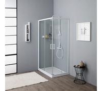 Kiamami Valentina - Box Doccia Con Telaio Bianco 70X90 Cm | Venere