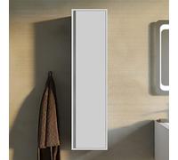 Kiamami Valentina Colonna bagno sospesa 140cm bianco opaco un'anta reversibile | Monaco