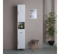 Kiamami Valentina - Colonna Per Bagno A Terra H 190Cm Quercia Bianco | Rimini