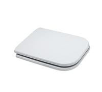 Kiamami Valentina - Copriwater compatibile con modello Conca con cerniere universali grigio