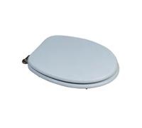 Kiamami Valentina - Copriwater universale in mdf grigio chiaro con trattamento antibatterico