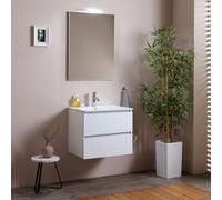 Kiamami Valentina Mobile bagno sospeso 60 cm salva spazio Berlin grigio | KV STORE