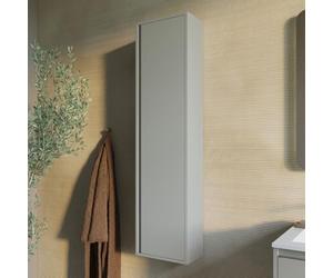 Kiamami Valentina - Mobile colonna per bagno sospesa h140cm sabbia opaco | Monaco
