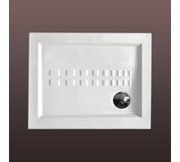 Kiamami Valentina - Piatto Doccia 70x90 in Ceramica | Filo Pavimento | Design Lineare | Spessore 5,5 cm | Antiscivolo | Made in Italy, 70x90CM, Ceramica