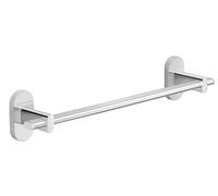 Kiamami Valentina - Porta Asciugamani E Salviette a Parete | Stile Classico e Moderno | Dimensioni 35 cm | Metallo Cromato, 35 cm, Metallo