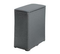 Kiamami Valentina - Portabiancheria in resina termoplastica grigia 70lt