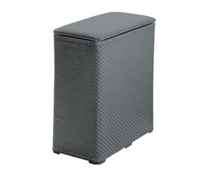 Kiamami Valentina - Portabiancheria in resina termoplastica grigia 70lt