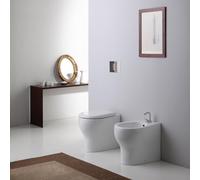 Kiamami Valentina - Sanitari Bagno a Terra con Design Moderno e Scarico Traslato | Soave